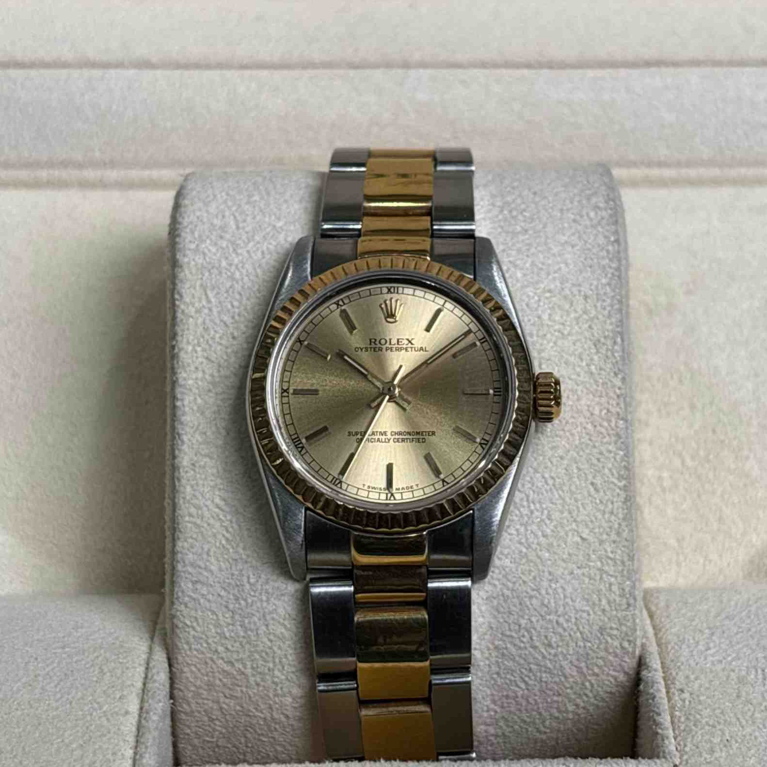 ساعت زنانه رولکس 31 میلیمتری   ROLEX OYSTER PERPETUAL