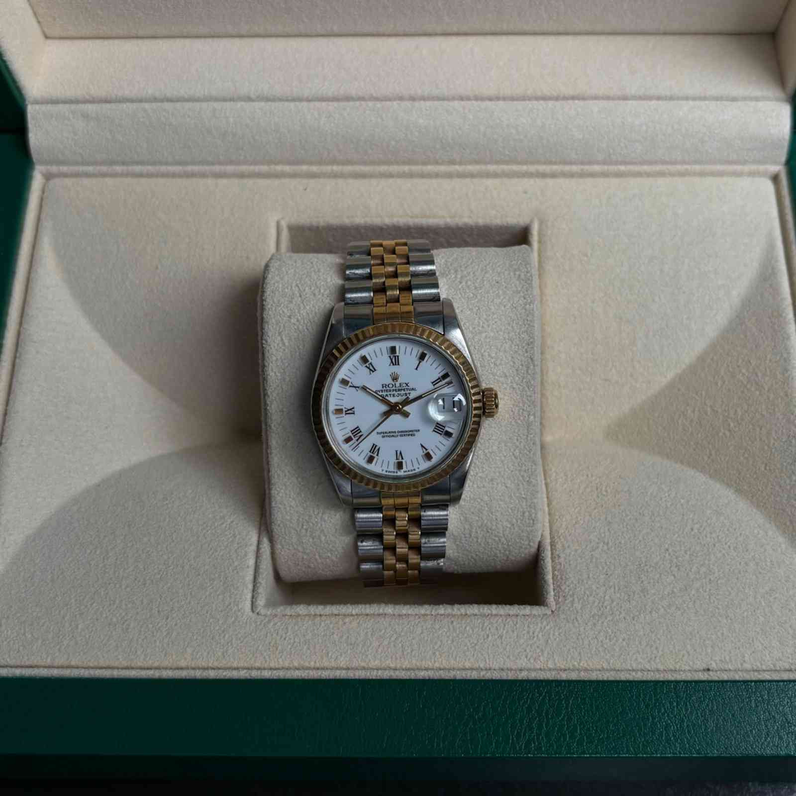 ساعت زنانه رولکس 31 میلیمتری   ROLEX OYSTER PERPETUAL DATEJUST