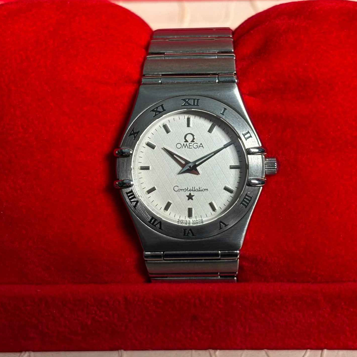 ساعت زنانه امگا 25.5 میلیمتری تمام استیل Omega Constellation