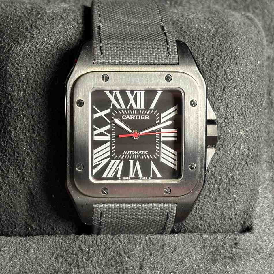 ساعت مردانه کارتیر 38*51 میلیمتری Cartier Santos