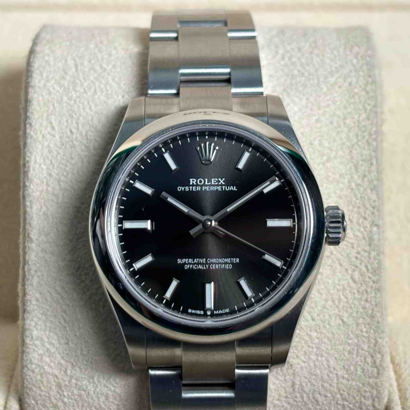 ساعت زنانه رولکس 31 میلیمتری تمام استیل  Rolex Oyster Perpetual