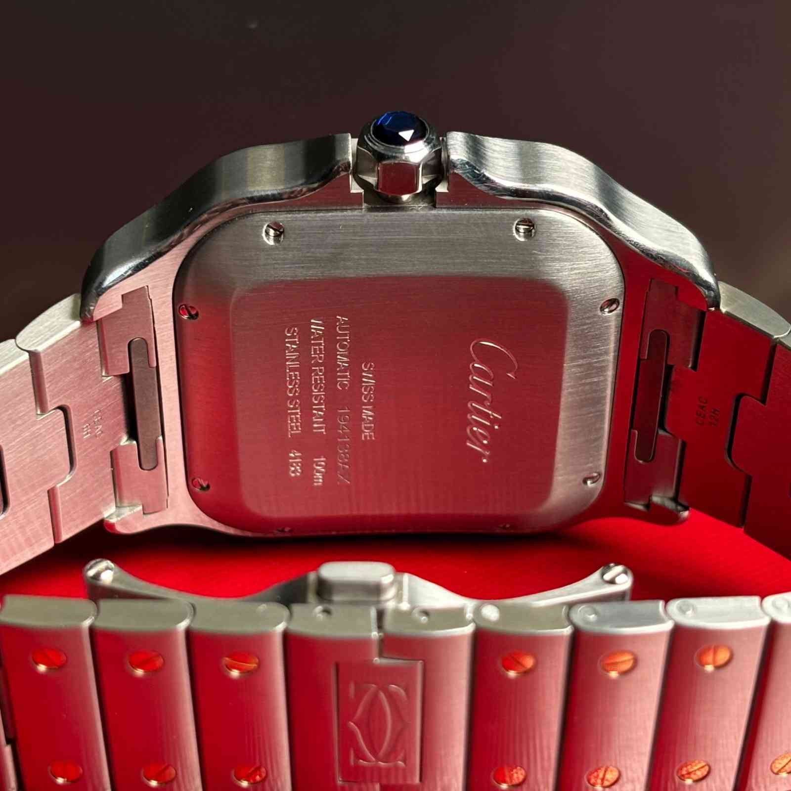 ساعت مردانه کارتیر 44.9 میلیمتری Cartier Santos